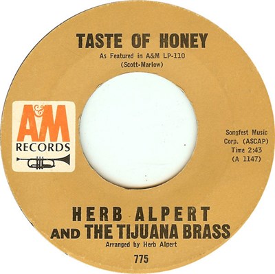 Herb Alpert And The Tijuana Brass - Taste Of Honey / 3rd Man Theme download mp3 flac