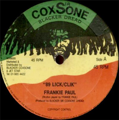 Frankie Paul / Daddy Freddy - 89 Lick/Clik / Lef People Bizness/89' Click download mp3 flac