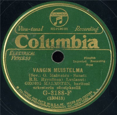 Georg Malmstén - Hyljätty Äiti / Vangin Muistelma download mp3 flac