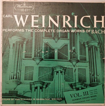 Carl Weinrich - Complete Organ Works of Bach Volume 3 download mp3 flac