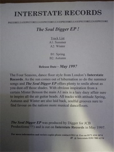 Digger - The Soul Digger EP download mp3 flac
