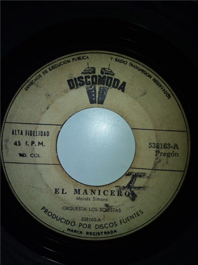 Orquesta Los Solistas, Manolo Monterrey Con Orquesta - El Manicero / Se Murio Camilo download mp3 flac