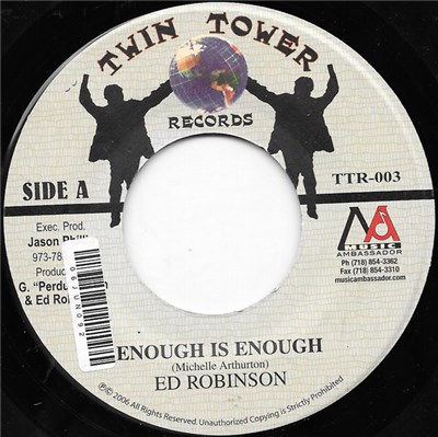 Ed Robinson - Enough Is Enough download mp3 flac