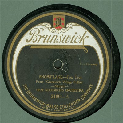 Gene Rodemich's Orchestra - Snowflake / April Showers download mp3 flac