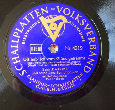 Sam Baskini Und Seine Jazz-Symphoniker - Oft Hab' Ich Vom Glück Geträumt / Wenn Die Garde Aufmarschiert download mp3 flac