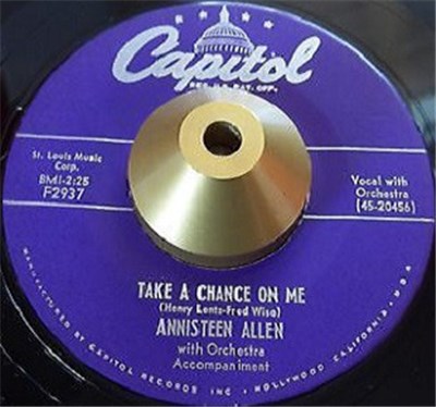 Annisteen Allen - No More Lovin' / Take A Chance On Me download mp3 flac
