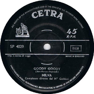 Milva / Tonina Torrielli - Goody Goody / Gondoli, Gondolà download mp3 flac