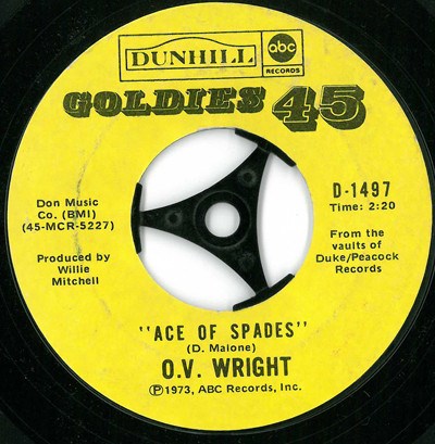 O.V. Wright - Ace of Spades / You're Gonna Make Me Cry download mp3 flac