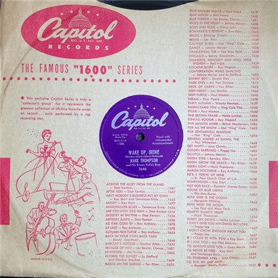 Hank Thompson And His Brazos Valley Boys - Wake Up, Irene / Go Cry Your Heart Out download mp3 flac
