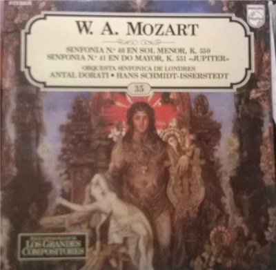 W. A. Mozart - Antal Dorati, Hans Schmidt-Isserstedt, Orquesta Sinfónica De Londres - Sinfonía Núm. 40 En Sol Menor, K. 550 - Sinfonía Núm. 41 En Do Mayor, K. 551"Jupiter" download mp3 flac