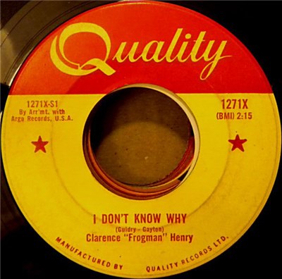 Clarence "Frogman" Henry - I Don't Know Why / Just My Baby And Me download mp3 flac