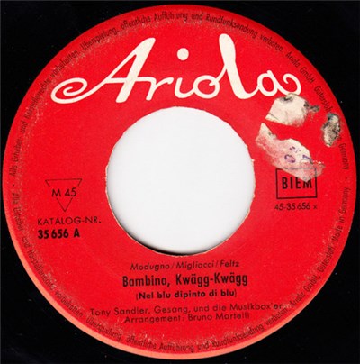 Tony Sandler / Johnny Dorelli - Bambina, Kwägg-Kwägg / Nel Blu Dipinto Di Blu download mp3 flac