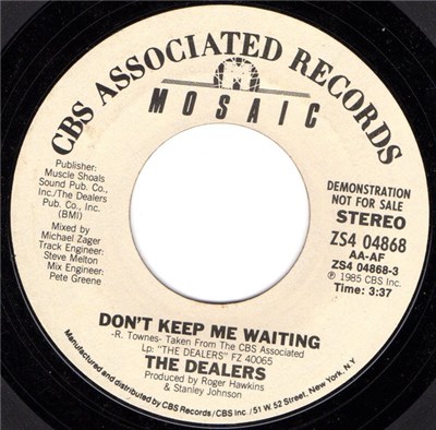 The Dealers - Don't Keep Me Waiting download mp3 flac