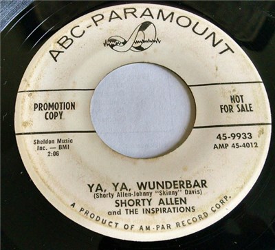 Shorty Allen And The Inspirations - Ya, Ya, Wunderbar download mp3 flac