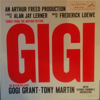 Alan Jay Lerner, Frederick Loewe, Gogi Grant, Tony Martin , Dennis Farnon's Orchestra - Songs From The Motion Picture Gigi download mp3 flac