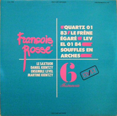 François Rossé - Instrumenta 6 download mp3 flac