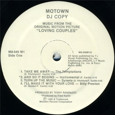Various - The Original Motion Picture Sound Track From 'Loving Couples' download mp3 flac