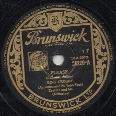 Bing Crosby - Please / You Are The One download mp3 flac