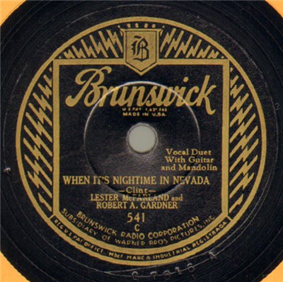 Lester McFarland And Robert A. Gardner - When It's Nightime In Nevada / Don't Lay Me On My Back (In My Last Sleep) download mp3 flac