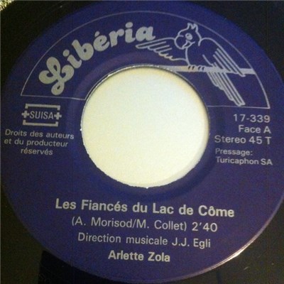 Arlette Zola - Les Fiançés Du Lac De Côme download mp3 flac