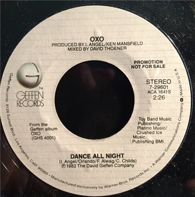 OXO - Dance All Night download mp3 flac