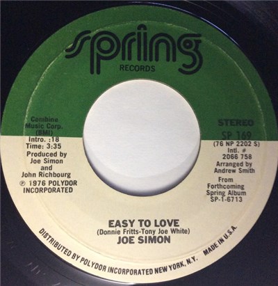 Joe Simon - Easy To Love / Can't Stand The Pain download mp3 flac