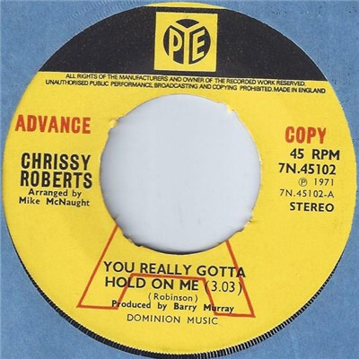 Chrissy Roberts - You Really Gotta Hold On Me download mp3 flac