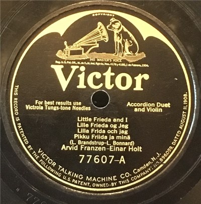 Arvid Franzen - Einar Holt - Little Frieda And I / Scandia Waltz download mp3 flac