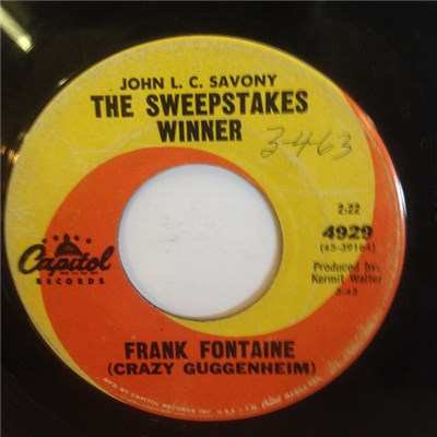 Frank Fontaine, Lou Holtz - The Sweepstakes Winner download mp3 flac