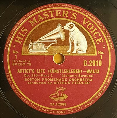Boston Promenade Orchestra , Cond. Arthur Fiedler - Artist's Life (Künstlerleben) download mp3 flac