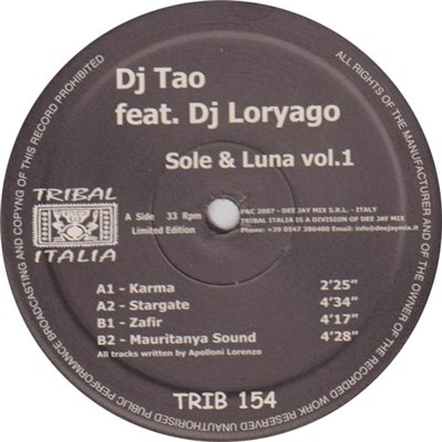 Dj Tao feat. DJ Loryago - Sole & Luna Vol.1 download mp3 flac