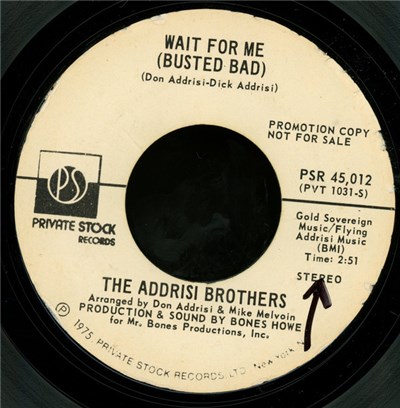 The Addrisi Brothers - Wait For Me (Busted Bad) download mp3 flac