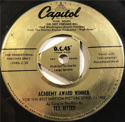 Tex Ritter - High Noon (Do Not Forsake Me) download mp3 flac