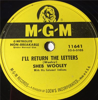 Sheb Wooley With His Calumet Indians - I'll Return The Letters / Goodbye Texas, Hello Tennessee download mp3 flac