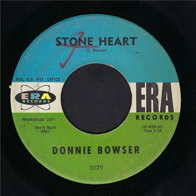 Donnie Bowser - I Love You Baby / Stone Heart download mp3 flac