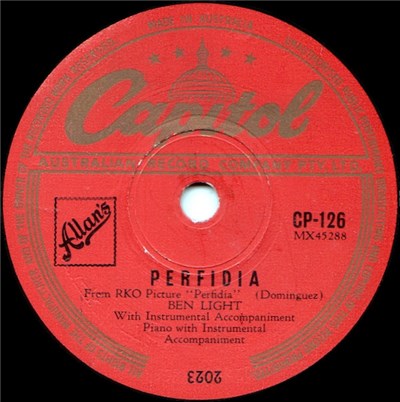 Ben Light - Perfidia / Mistakes download mp3 flac