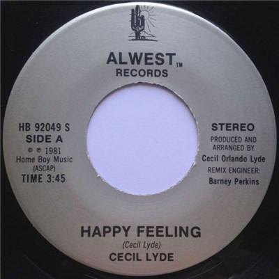 Cecil Lyde - Happy Feeling / I'll Make It On My Own download mp3 flac