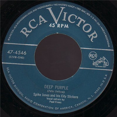 Spike Jones And His City Slickers - Deep Purple / It Never Rains In Sunny California download mp3 flac