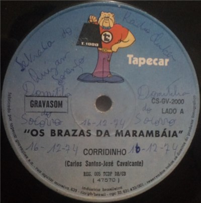 Os Brasas Da Marambaia - Corridinho / Consuelo download mp3 flac