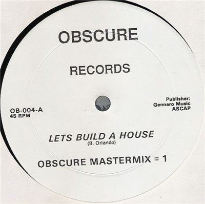 Obscure Mastermix = 1 - Let's Build A House / Miami Beach House download mp3 flac