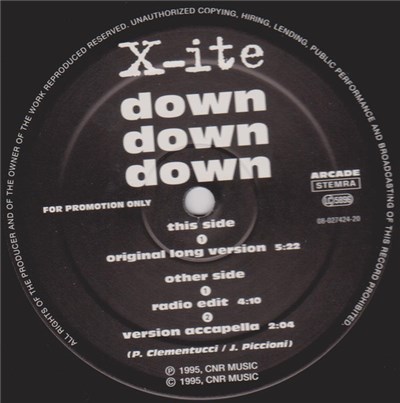 X-ITE - Down Down Down download mp3 flac