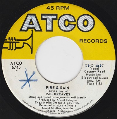 R.B. Greaves - Fire & Rain download mp3 flac