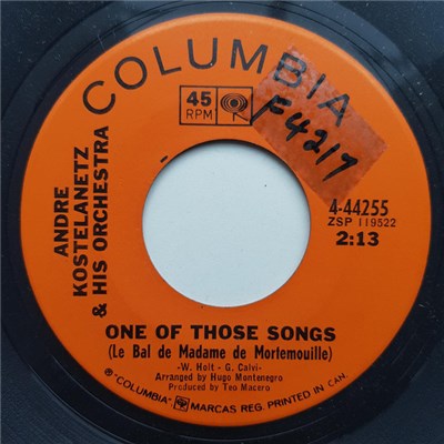 André Kostelanetz And His Orchestra - You Are There / One Of Those Songs (Le Bal De Madame De Mortemouille) download mp3 flac