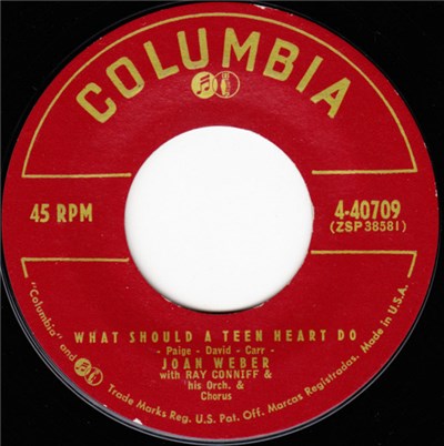 Joan Weber With Ray Conniff And His Orchestra & Chorus - What Should A Teen Heart Do / Goodbye Lollipops, Hello Lipstick (I'm Not A Baby Anymore) download mp3 flac