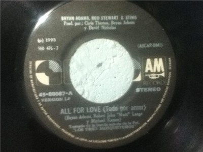 Bryan Adams, Rod Stewart & Sting - All For Love = Todo Por Amor download mp3 flac