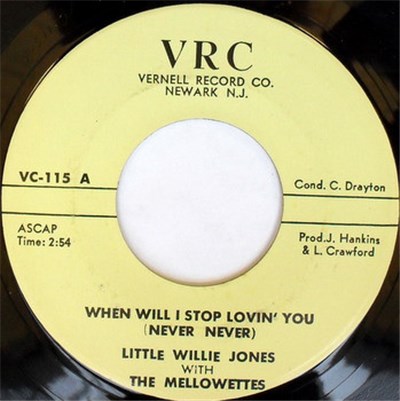 Little Willie Jones With The Mellowettes / Little Willie Jones - When Will I Stop Lovin' You / You're Welcome To Try download mp3 flac