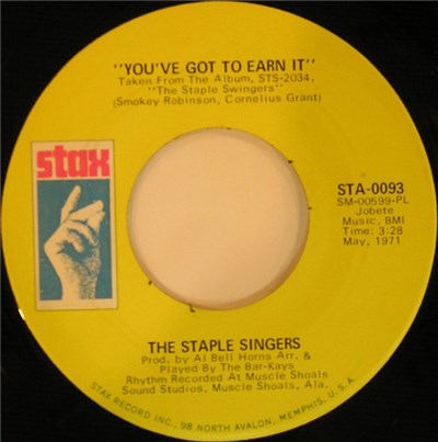 The Staple Singers - You've Got To Earn It / I'm A Lover download mp3 flac