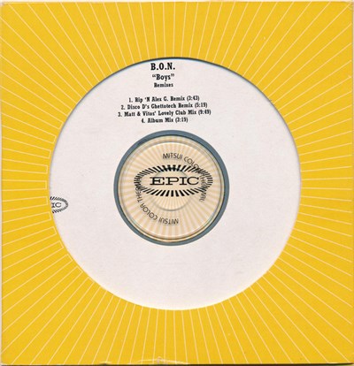 B.O.N. - Boys (Remixes) download mp3 flac