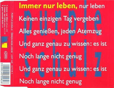 Purple Schulz - Immer Nur Leben download mp3 flac