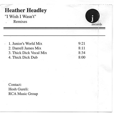 Heather Headley - I Wish I Wasn't (Remixes) download mp3 flac